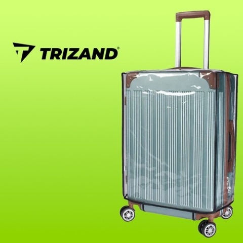 Przezroczysty pokrowiec na walizkę wodoodporny uniwersalny rozmiar średni L