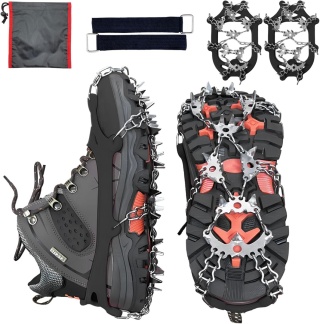 Raczki na buty kolce antypoślizgowe 32 zęby Rozmiar L 40–43