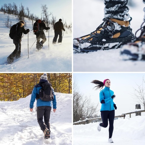 Raczki na buty kolce antypoślizgowe 32 zęby Rozmiar L 40–43