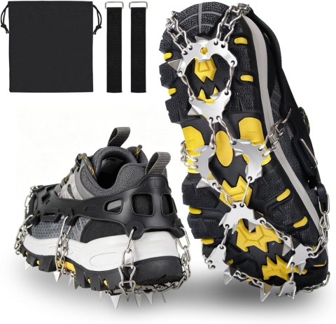 Raczki na buty kolce antypoślizgowe 32 zęby Rozmiar L 40–43