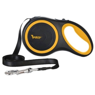 Smycz automatyczna dla psa PURLov 8m do 50kg – solidna smycz z blokadą i ergonomiczną rączką