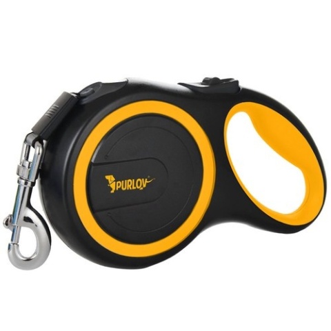 Smycz automatyczna dla psa PURLov 8m do 50kg – solidna smycz z blokadą i ergonomiczną rączką