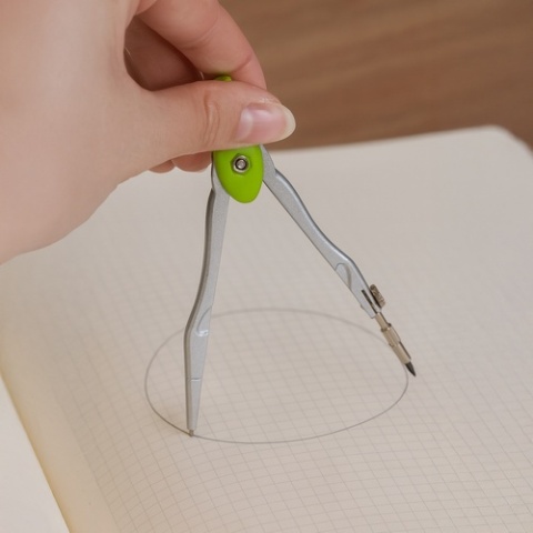 Zestaw geometryczny MAALEO 10 el. komplet szkolny z cyrklem i przyborami