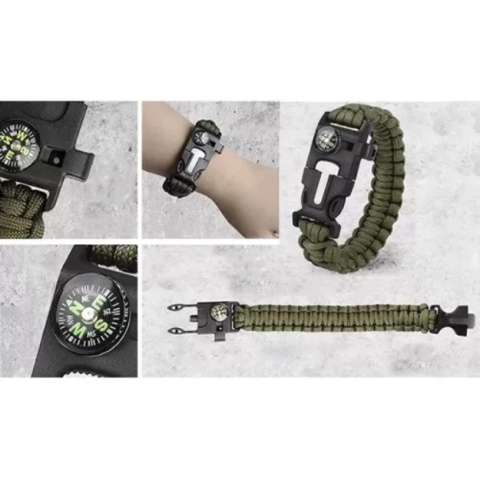 Zestaw survivalowy 32w1 profesjonalny wojskowy przetrwania niezbędnik