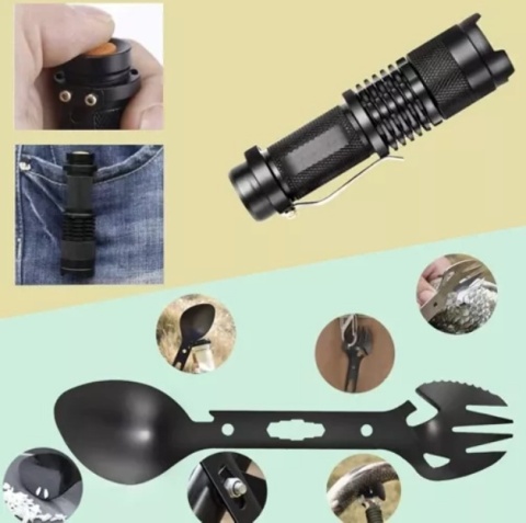 Zestaw survivalowy 32w1 profesjonalny wojskowy przetrwania niezbędnik