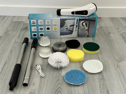 Elektryczna Szczotka Obrotowa 9w1 Mop Turbo Akumulatorowa do mycia