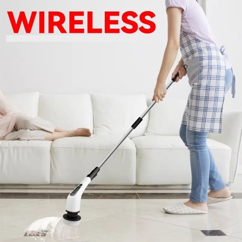 Elektryczna Szczotka Obrotowa 9w1 Mop Turbo Akumulatorowa do mycia