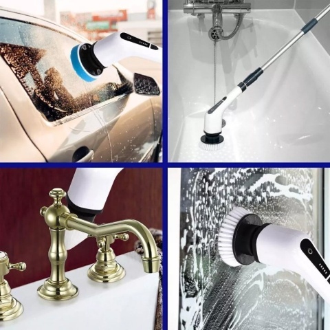 Elektryczna Szczotka Obrotowa 9w1 Mop Turbo Akumulatorowa do mycia