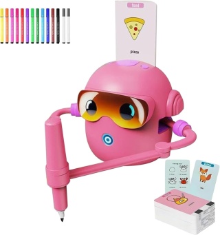 Interaktywny robot do rysowania edukacyjny do nauki + 100 kart + flamastry