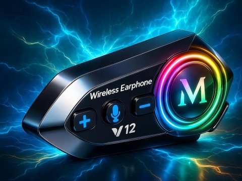 Interkom motocyklowy Bluetooth Y12 PRO asystent do kasku rozmowy muzyka