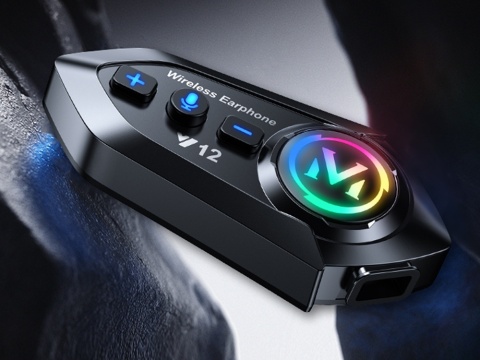 Interkom motocyklowy Bluetooth Y12 PRO asystent do kasku rozmowy muzyka