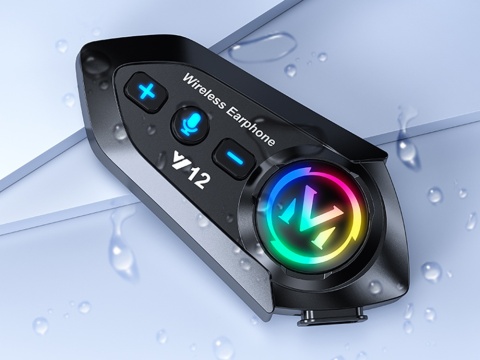 Interkom motocyklowy Bluetooth Y12 PRO asystent do kasku rozmowy muzyka