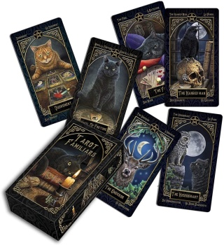 Karty Tarota Tarot Familiars Lisa Parker Fournier Zwierzęta Mroczne 78 Kart