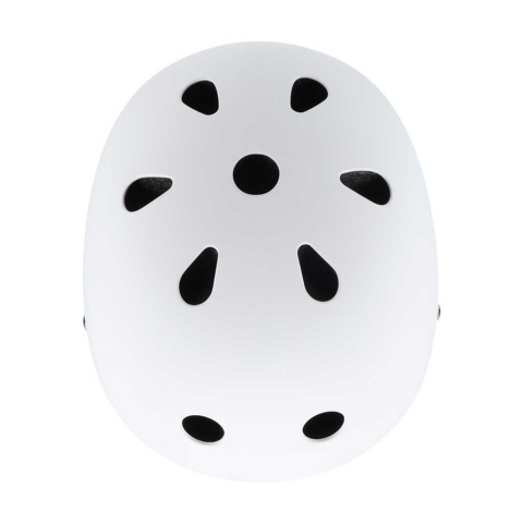 Kask dla dziecka rowerowy dziecięcy LED S 48-54 cm na rower hulajnogę biały