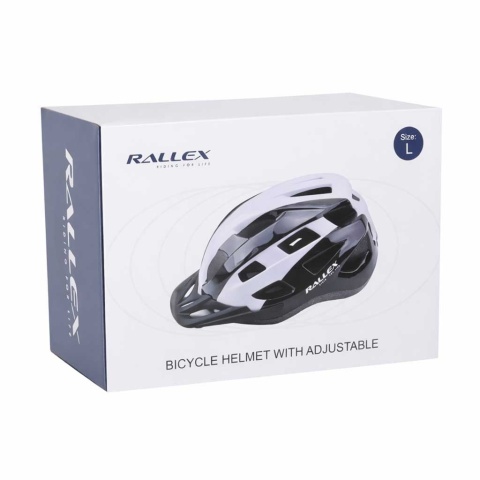 Kask rowerowy L 58-62 cm regulowany lekki damski męski unisex miejski