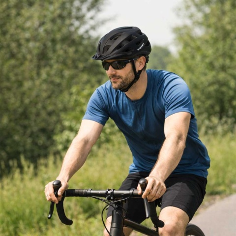 Kask rowerowy damski męski na rower rolki hulajnogę M 54-58cm