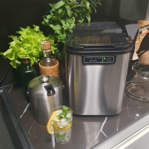 Kostkarka do Lodu Wydajna Maszyna Domowa Automat przenośna 120W K5537 12kg