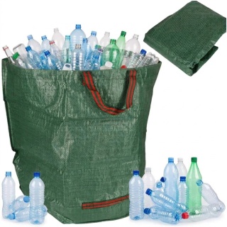 Kosz Ogrodowy na Liście Trawę butelki Kaucyjne Worek Składany Plastik 272L