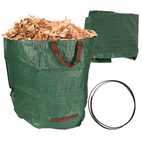 Kosz Ogrodowy na Liście Trawę butelki Kaucyjne Worek Składany Plastik 272L