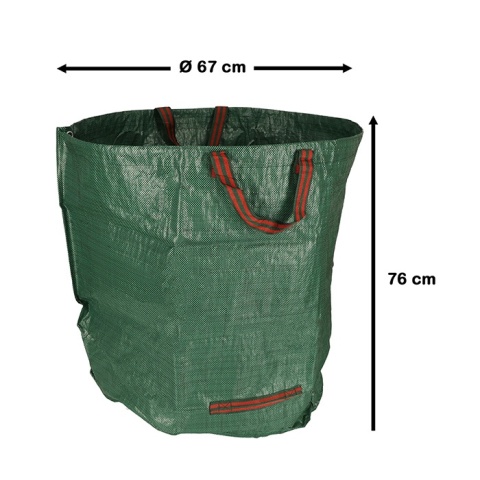 Kosz Ogrodowy na Liście Trawę butelki Kaucyjne Worek Składany Plastik 272L