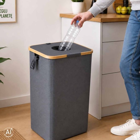 Kosz na Butelki Plastikowe Kaucyjne 100L Pojemnik PET Torba