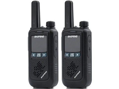 Krótkofalówki Walkie Talkie Baofeng Radiotelefon BF-T17 2szt PMR zasięg 8km