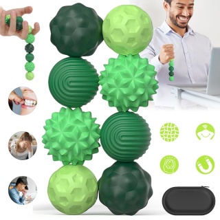 Kulki magnetyczne sensoryczne antystresowe z etui 8 sztuk mocne