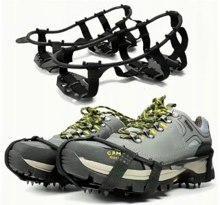 Nakładki antypoślizgowe na buty kolce lekkie raczki 24 kolce roz. L 41-46