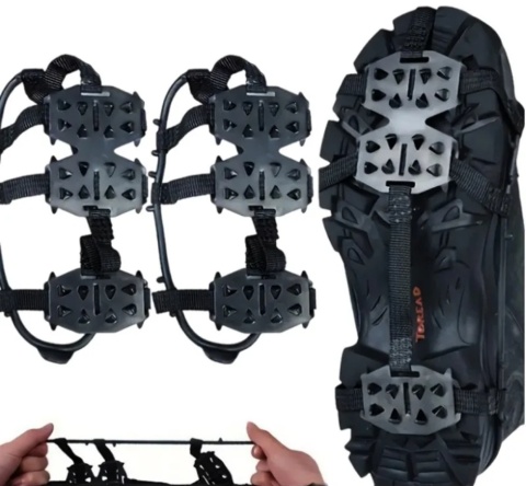 Nakładki antypoślizgowe na buty kolce lekkie raczki 24 kolce roz. L 41-46