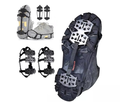 Nakładki antypoślizgowe na buty kolce lekkie raczki 24 kolce roz. L 41-46