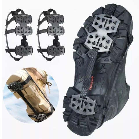 Nakładki antypoślizgowe na buty kolce lekkie raczki 24 kolce roz. L 41-46