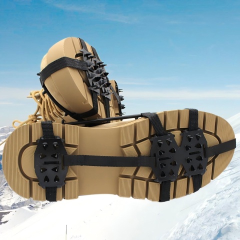 Nakładki antypoślizgowe na buty kolce lekkie raczki 24 kolce roz. L 41-46