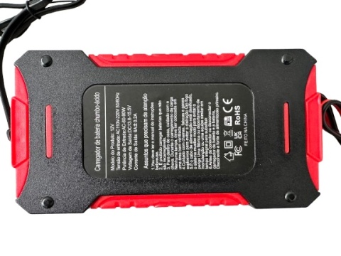 Prostownik do akumulatorów samochodowych AGM 12V 6A funkcja naprawy LCD