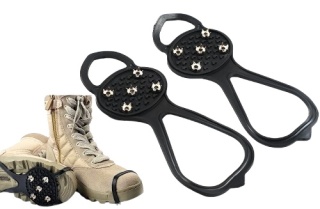 Raczki na buty M 36–42 antypoślizgowe nakładki zimowe kolce na lód