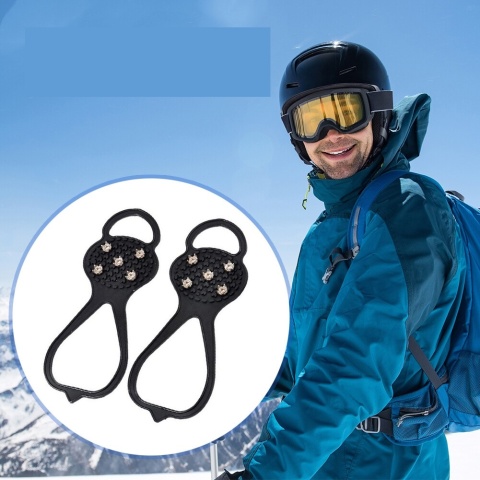 Raczki na buty M 36–42 antypoślizgowe nakładki zimowe kolce na lód