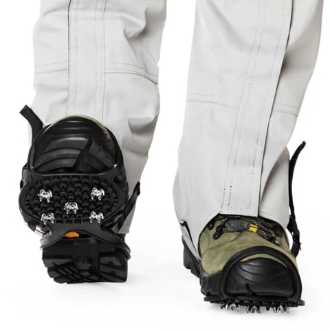 Raczki na buty M 36–42 antypoślizgowe nakładki zimowe kolce na lód