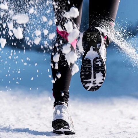 Raczki na buty M 36–42 antypoślizgowe nakładki zimowe kolce na lód