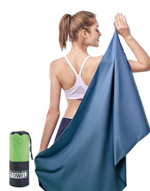 Ręcznik szybkoschnący duży XL 76x152 mikrofibra lekki turystyczny plażowy