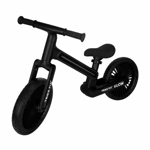 Rowerek biegowy LED Trike Fix Glow lekki czarny dla dzieci 12"
