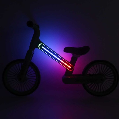 Rowerek biegowy LED Trike Fix Glow lekki czarny dla dzieci 12"