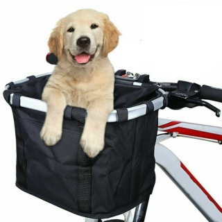 Składany koszyk rowerowy na kierownicę CLICK torba zakupy