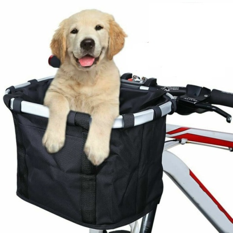 Składany koszyk rowerowy na kierownicę CLICK torba zakupy