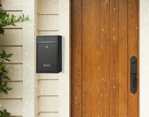 Skrzynka na listy antracyt pocztowa duża