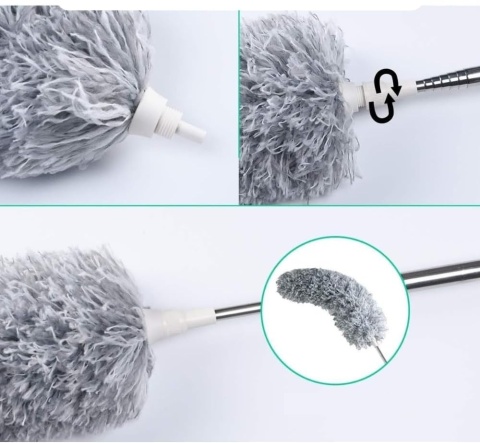 Szczotka do kurzu teleskopowa 280 cm miotełka mikrofibra