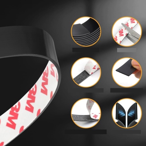 Taśma magnetyczna samoprzylepna 3M z klejem 100cm x 30 mm x 1,5 mm