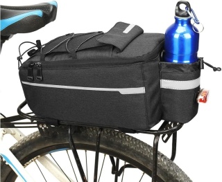 Torba Rowerowa Termiczna na Bagażnik Sakwa na Rower 9L Rzep