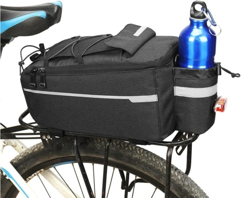 Torba Rowerowa Termiczna na Bagażnik Sakwa na Rower 9L Rzep