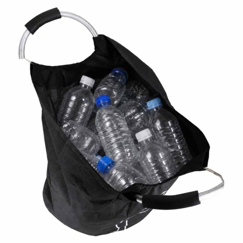 Torba na Butelki Plastikowe Zwrotne Kaucyjne Kosz 82L Rączki