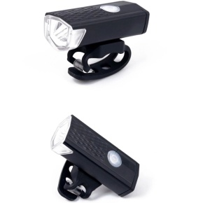 Zestaw lampek rowerowych LED lampka rowerowa przednia tylna wodoodporna