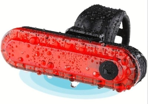 Zestaw lampek rowerowych LED lampka rowerowa przednia tylna wodoodporna